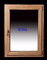 Composite 6063 gỗ nhôm cửa sổ 12mm với kính kép cho thị trường UAE