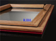Cửa sổ nhôm gỗ phong cách Ý 15mm với điện di ba kính