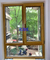 Elegant View gỗ nhôm cửa sổ 2.0mm C Notch nhiệt chống nhiệt cho thị trường Brazil