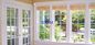 Cửa gỗ phong cách Đức và Windows, Cửa sổ khung gỗ 68mm