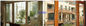 EPDM Gioăng nhôm Ốp cửa sổ bằng gỗ sồi được trang trí cho các căn hộ